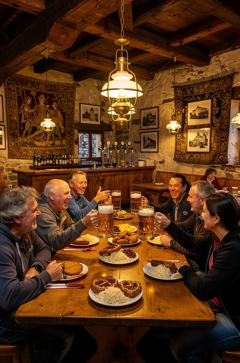 Detailaufnahme eines kunstvoll verzierten Schlossportals aus der Renaissancezeit in Deutschland.